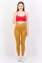 Women Sportswear Fit Outdoor Leggings, Tan - 4