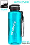 1500 ml Mega Size Tritan Water Bottle with Straw, School Water Bottle with Strap and Straw, Bpa Free Sports