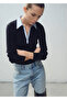 Combined Shirt Collar Sweater