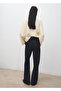 Wide Leg Denim Pants - 4