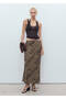 Leopard patterned midi skirt - 2