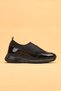 Women's Black Stone Detailed Walking Shoes Sneakers - 5