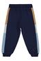 Dinosaur Labelled Sweatpants for 2-5 Years Old - Navy Blue - 2