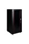 26U 600X600 Hyperline Freestanding Rack Cabinet (Black) (Front Glass Door / with Wheels) - 2