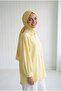 Nurcan Cupra Hidden Patch Sleeve Gathered Shirt-Na771 Yellow