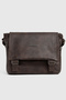 Gk45 Washed Leather Women's Crossbody Bag, Very Suitable for Daily Use, Soft, Functional, Brown - 2
