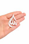 5 Pieces | |   White | |   Book Holder Leaf Holder Metal Black Allah Written Religious Quran Metal Paper Clip Religious | |   Book Page Holder Decorative Book Reading Tool Page Fixer Book Lover Reading Accessory - 2