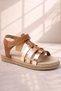Bellini Vaketa Genuine Leather Tan Baby Girl Kids Sandals