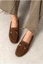 Women's Taba Suede with Tassel and Bead Details Genuine De Leather Ofer Un001-033 - 3