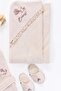 Girl Boy Baby Unisex Luxury Bathrobe Set Towel Set 100% Cotton Fabric 0- 2 Years STL6579 - 5