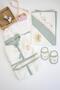 Baby Girl Green Bathrobe Set Towel Set 100% Cotton Fabric Stl6230 - 2
