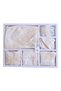 Baby Girl Beige Natural Cotton Fabric Lace Luxury 10-Piece Hospital Discharge Set Stl6407 - 8