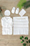 Girl Boy Baby Embroidered Luxury Bathrobe Set Towel Set 100% Cotton Fabric 0- 2 Years Stl6985 - 5