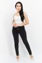 Women Skinny Fit Washed Stretchable Jeans, Black - 3