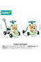 6 in 1 Multifunctional Baby Sit to Stand Walker With Activity Center Toddler Trolley & Push Stroller with Interactive Learning Table, Toy Gift for Infant Boys Girls - 2