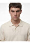 Regular Fit Viscose Polo Neck Short Sleeve Knitwear T-Shirt - 2