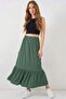 Bdart Textured Long Knitwear Skirt with Flexible Waist