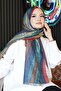 Wavy Pattern Multicolor Soft Cotton Shawl