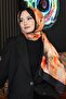 شال من القطن الناعم بنمط ألوان مائية برتقالية