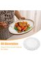 100-Piece White Lace Paper Doilies, Disposable Placemats for Wedding & Birthday - 3