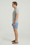 Surfy Men's Gray Melange Custom Fit T-shirt - 4