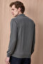 Hamnes Dark Beige 100% Cotton Zippered Knitwear - 6