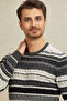Land Anthracite Round Neck Knitwear - 5