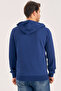 Marpoli Garment Indigo 100% Cotton K Hooded Sweatshirt - 4