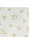48 Inch White Christmas Tree Skirt, Snowflake Plush Tree Mat, Holiday Home Decoration - 5