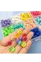 Acrylic Smiley Face Beads Set, Cute Beads for Kids Jewelry Making - 4