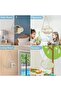 Acrylic Nursery Mirror with Cloud Design, Non-Glass Unbreakable Wall Art for Kids - 6