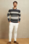 Land Anthracite Round Neck Knitwear - 3