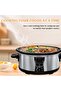 4-in-1 Silicone Slow Cooker Liners,Reusable,Leakproof,Fits 6-8 QT Crock Pots