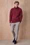Grandi Bordo 100% Cotton Round Neck Sweater - 3