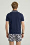 Colmenares Navy Blue 100% Cotton Polo T-Shirt - 6