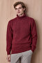 Grandi Bordo 100% Cotton Round Neck Sweater