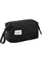 Double Layer Travel Toiletry Organizer,Waterproof Large Capacity Cosmetic Bag with Separate Partition,Portable Shaving Dopp Kit,Black