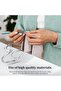 6-Pack Adjustable Crochet Tension Ring,Silver Cat Yarn Guide for Finger - 3
