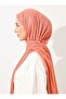 Sunshine Mercerized Combed Cotton Viscose Shawl - Peach- - 2