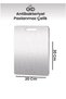 Gkd Top Quality Thick Stainless Steel Metal Cutting Board 20X30 cm Medium Size, with Adhesive Silicone Feet - 2