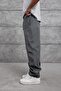 Men's Trousers Washable Gabardine Anthracite Oversize Loose Fit Gabardine - 3