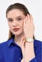 White Dial Gold Women's Wristwatch with Roman Numeral Case Detail - 2
