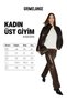 Kissora Women's Organic Cotton Round Neck Raglan Sleeve Long Sleeve Relaxed Fit Ecru Blouse - 7