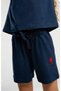 U.S. Polo Assn. Girl's Minimal Logo Detailed 2-Piece Set 9-15 Years Old Dark Blue - 2
