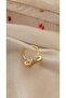 steel ring with stones ring with zircon stones adjustable ring steel - 2