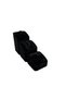 Domestic Production Suede Fabric Black Color Triple Suit Ring Display Accessory - 4