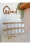 12-Piece Bamboo Vacuum Lid Glass Spice Jar Set 300 ml 12 Wooden Spoons - 6