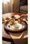 Cocktail Coffee Side Swan Sequin Yellow Presentation Napkin Set of 6 - 3