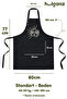 Kitchen Apron Set of 2 Black Red Stain Resistant Water Repellent Fabric Fade Resistant Print Dowry Moon Sun Apron - 7