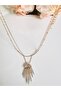 Steel Zircon Stone Separate Wearable Gold Combination Necklace 45 cm - 5